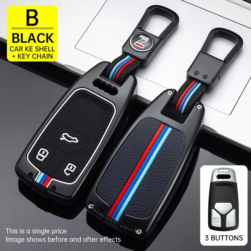 Zinc alloy car remote control key case For Audi A6 A5 Q7 S4 S5 A4 B9 Q7 A4L 4M TT TTS RS 8S car key modification protective case
Zinc alloy car remote control key case For Audi A6 A5 Q7 S4 S5 A4 B9 Q7 A4L 4M TT TTS RS 8S car key modification protective case