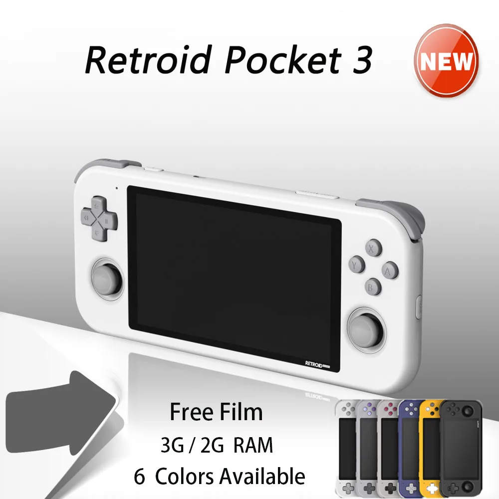 Игровая консоль Retroid Pocket 3 на Android 11, 4,7 дюйма, сенсорный экран, 3G ОЗУ, 32 Гб ПЗУ, ручной 720P HD-выход, видеоигра, подарок на день рождения
Игровая консоль Retroid Pocket 3 на Android 11, 4,7 дюйма, сенсорный экран, 3G ОЗУ, 32 Гб ПЗУ, ручной 720P HD-выход, видеоигра, подарок на день рождения