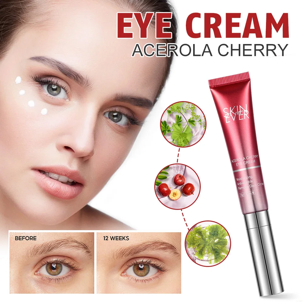 Acerola Cherry Eye Cream Remove Dark Circles Fine Lines Puffiness Anti-Aging Eye Moisturizing Cream Firming Eye Care
Acerola Cherry Eye Cream Remove Dark Circles Fine Lines Puffiness Anti-Aging Eye Moisturizing Cream Firming Eye Care