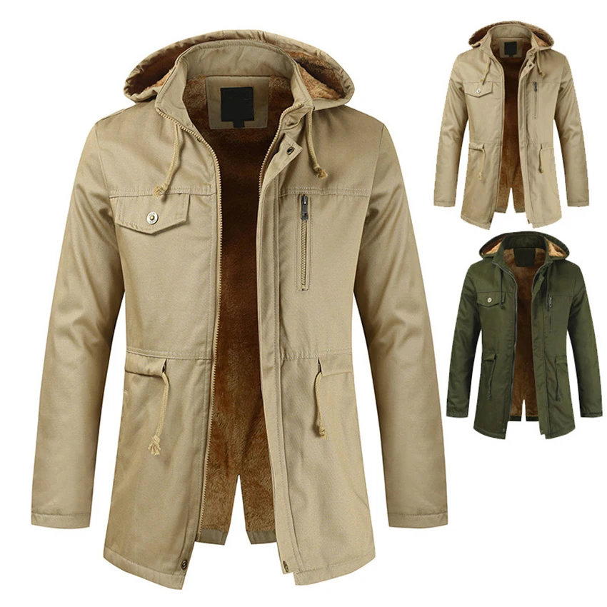 Men's Autumn And Winter New Hooded Collar Jacket Long Sleeve Solid Male Windbreaker Clothing
Men's Autumn And Winter New Hooded Collar Jacket Long Sleeve Solid Male Windbreaker Clothing
