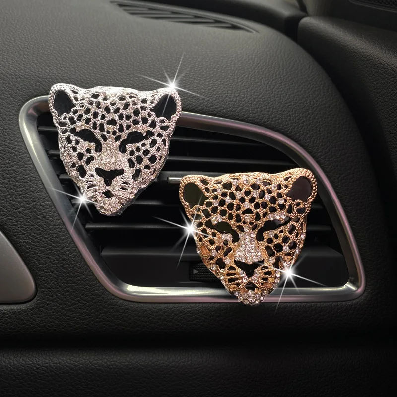 Diamond Leopard Head Car Perfume Air Freshener Auto Air Conditioning Aromatherapy Ornament Air Vent Clip Gift Car Accessories
Diamond Leopard Head Car Perfume Air Freshener Auto Air Conditioning Aromatherapy Ornament Air Vent Clip Gift Car Accessories