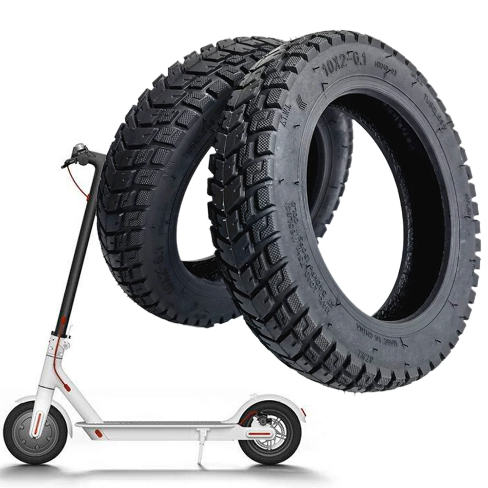 10X2.0-6.1 Tubeless Tyre Rubber For Electric Scooter Thickened Off-Road Tire Electric Scooter Refit
10X2.0-6.1 Tubeless Tyre Rubber For Electric Scooter Thickened Off-Road Tire Electric Scooter Refit