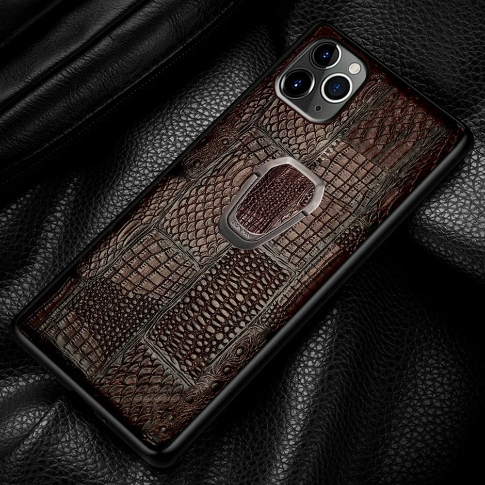 For iphone 11 12 13 pro max phone case 8 plus X XS XR 12 mini Crocodile Tail Texture Genuine Leather Cowhide Bracket Back cover
For iphone 11 12 13 pro max phone case 8 plus X XS XR 12 mini Crocodile Tail Texture Genuine Leather Cowhide Bracket Back cover