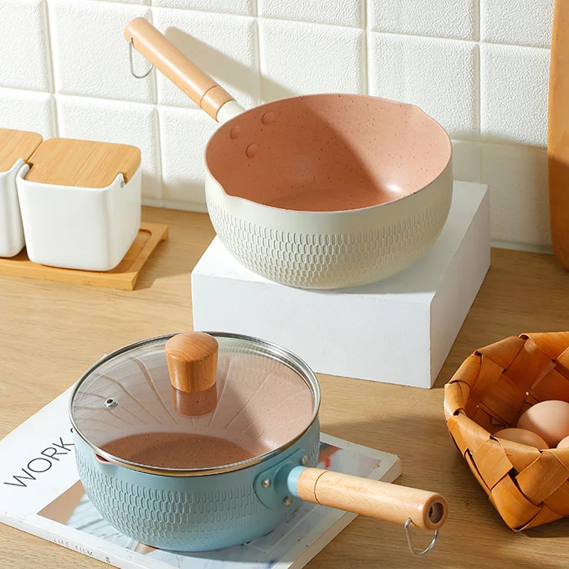 Non-Stick Kitchen Pot Cooking Fried Pan Milk Ramen Pot With Lid And Steamer Cookware Set General Use Gas Induction Saucepan Pot
Non-Stick Kitchen Pot Cooking Fried Pan Milk Ramen Pot With Lid And Steamer Cookware Set General Use Gas Induction Saucepan Pot