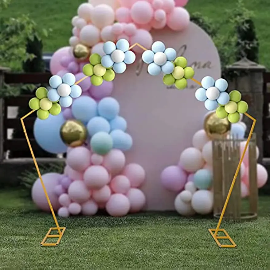 Wedding Arch Stand with Bases,Easy Assembly 7.87*19.69 inch Feet Pentagonal Garden Arch Metal for Weddings Party Event
Wedding Arch Stand with Bases,Easy Assembly 7.87*19.69 inch Feet Pentagonal Garden Arch Metal for Weddings Party Event