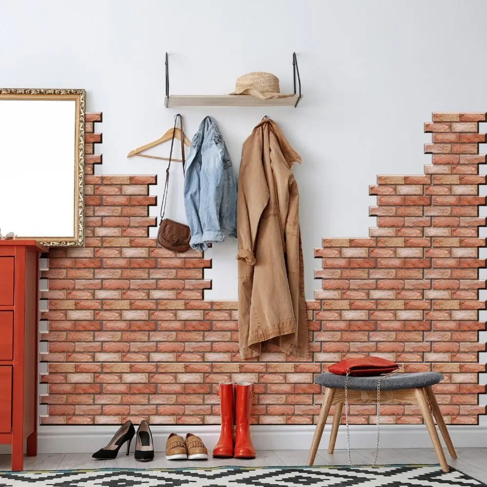 Multiple Pattern DIY Renting House Wallpaper Vintage 3D Brick Printing Background Decal Dormitory Moisture-proof Wall Sticker
Multiple Pattern DIY Renting House Wallpaper Vintage 3D Brick Printing Background Decal Dormitory Moisture-proof Wall Sticker