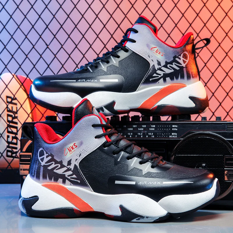 New men's sports basketball shoes fashion running shoes student versatile casual shoes outdoor travel comfortable walking shoes 
New men's sports basketball shoes fashion running shoes student versatile casual shoes outdoor travel comfortable walking shoes