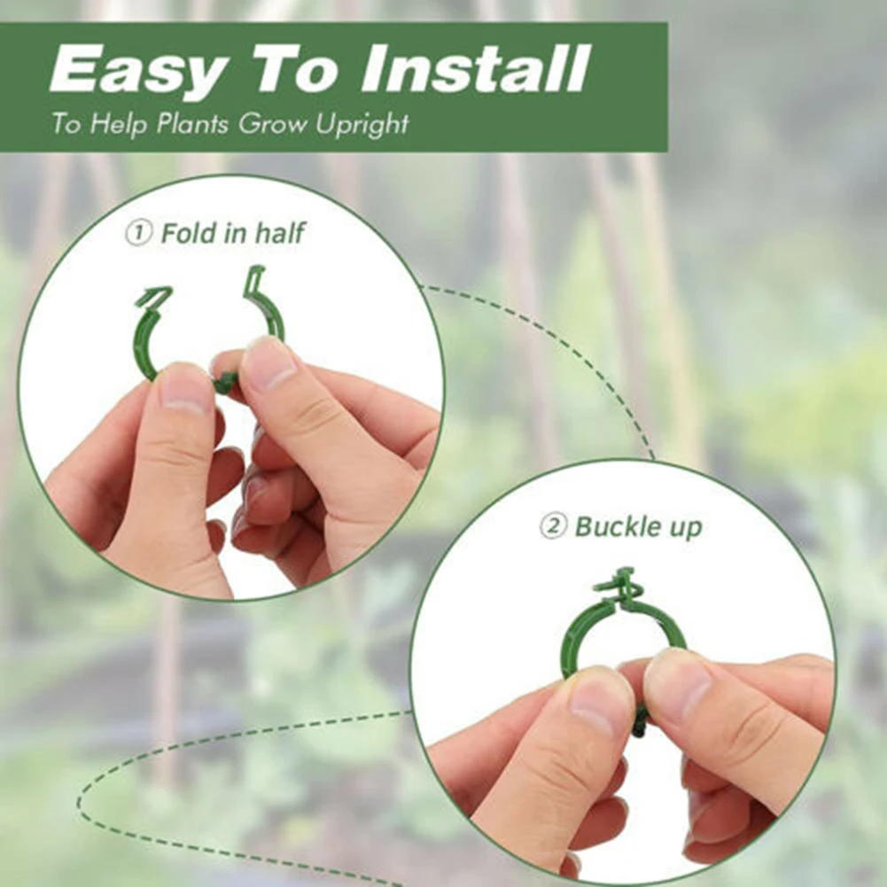 100pcs Plant Clips Plastic Plant Support Clips Connects Reusable Protection Grafting Fixing Plant Tool Gardening Supplies
100pcs Plant Clips Plastic Plant Support Clips Connects Reusable Protection Grafting Fixing Plant Tool Gardening Supplies