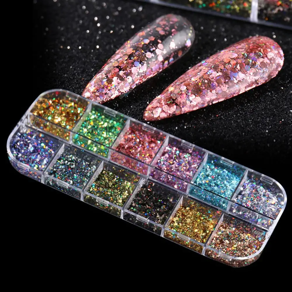Super Flash Irregular Nail Art Glitter Powder Sparkling Holographic Nail Art Dust Stylish Party Nail Art Supplies
Super Flash Irregular Nail Art Glitter Powder Sparkling Holographic Nail Art Dust Stylish Party Nail Art Supplies
