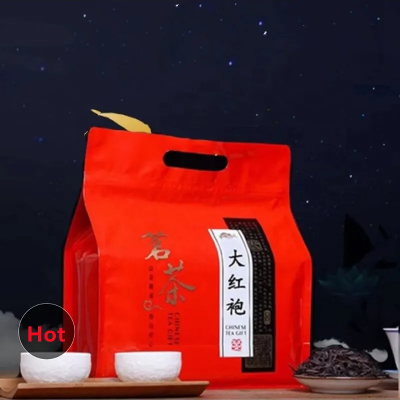 

2022 Китай Da Hong Pao Oolong чай Китайский Большой красный халат сладкий вкус dahongpao -TeaOrganic зеленая еда-чайник