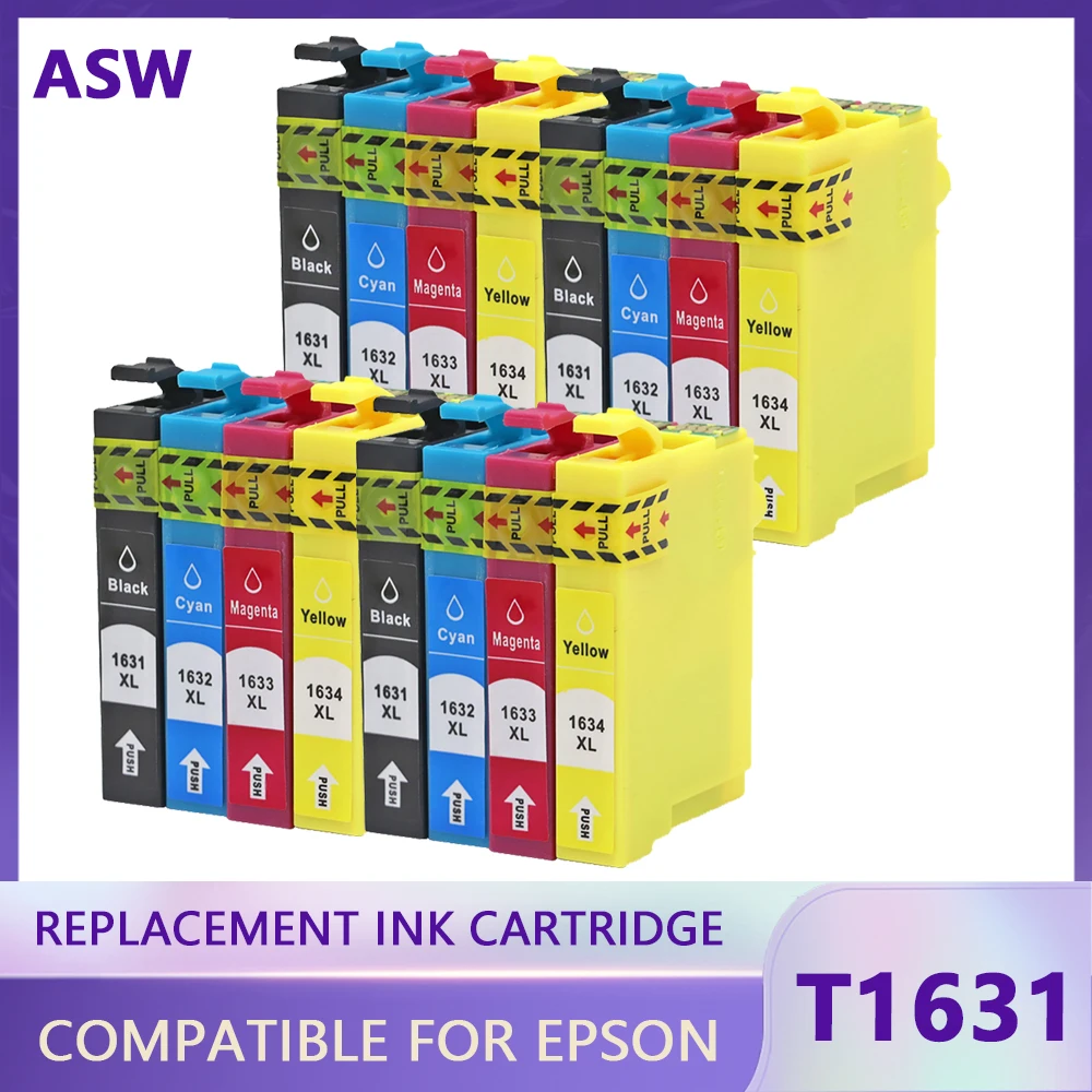 

ASW 16XL T1631 - T1634 T1621 T1624 Compatible ink Cartridge for Epson WorkForce WF 2010 2540 2750 2510 2520 2530 2760 Printer