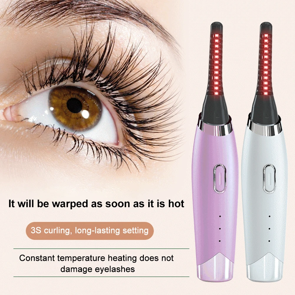 Handheld Multifunction Electric Portable Heated Eyelash Curler Travel Curved Salon Makeup Tools Long Lasting USB Rechargeable
Handheld Multifunction Electric Portable Heated Eyelash Curler Travel Curved Salon Makeup Tools Long Lasting USB Rechargeable