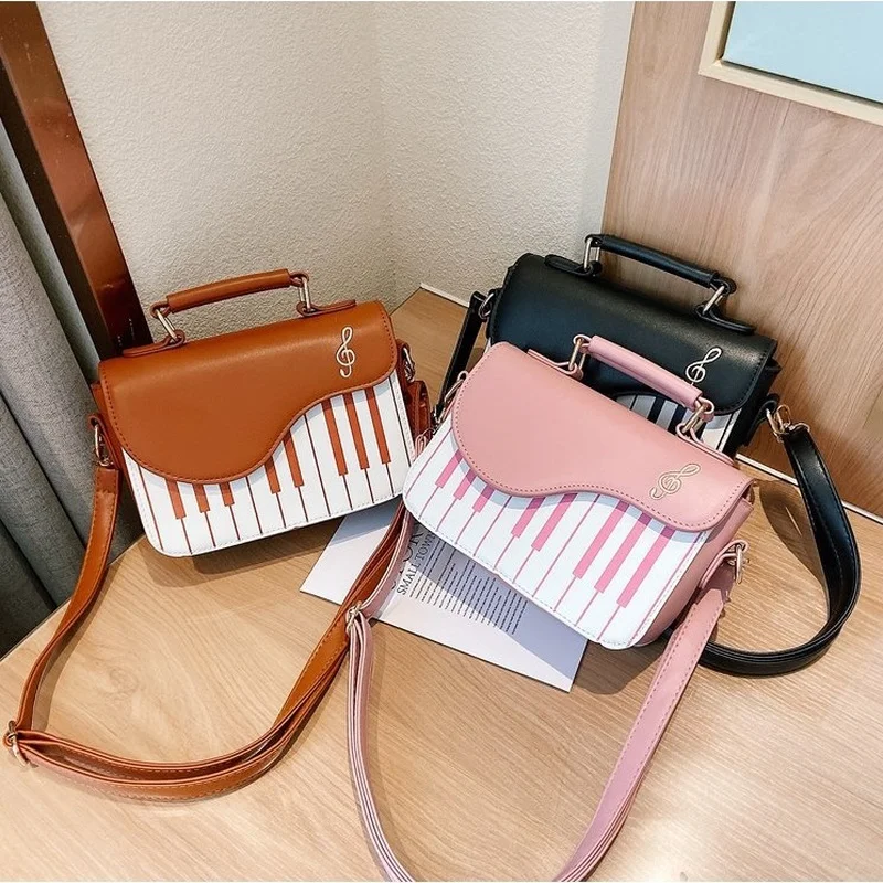 Crossbody Bag Creative Piano Key Pattern Shoulder Bags for Women Fashion Purses and Handbags сумка Bolsas De Mujer PU Leather
Crossbody Bag Creative Piano Key Pattern Shoulder Bags for Women Fashion Purses and Handbags сумка Bolsas De Mujer PU Leather