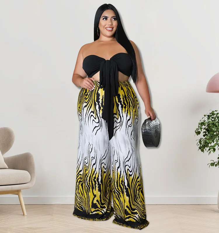 Free Shipping Casual Summer Loose Set Fashion Bow Bra Tops Pullover Vest Straight Pants Two-piece Elegant Party Suits Plus Size
Free Shipping Casual Summer Loose Set Fashion Bow Bra Tops Pullover Vest Straight Pants Two-piece Elegant Party Suits Plus Size