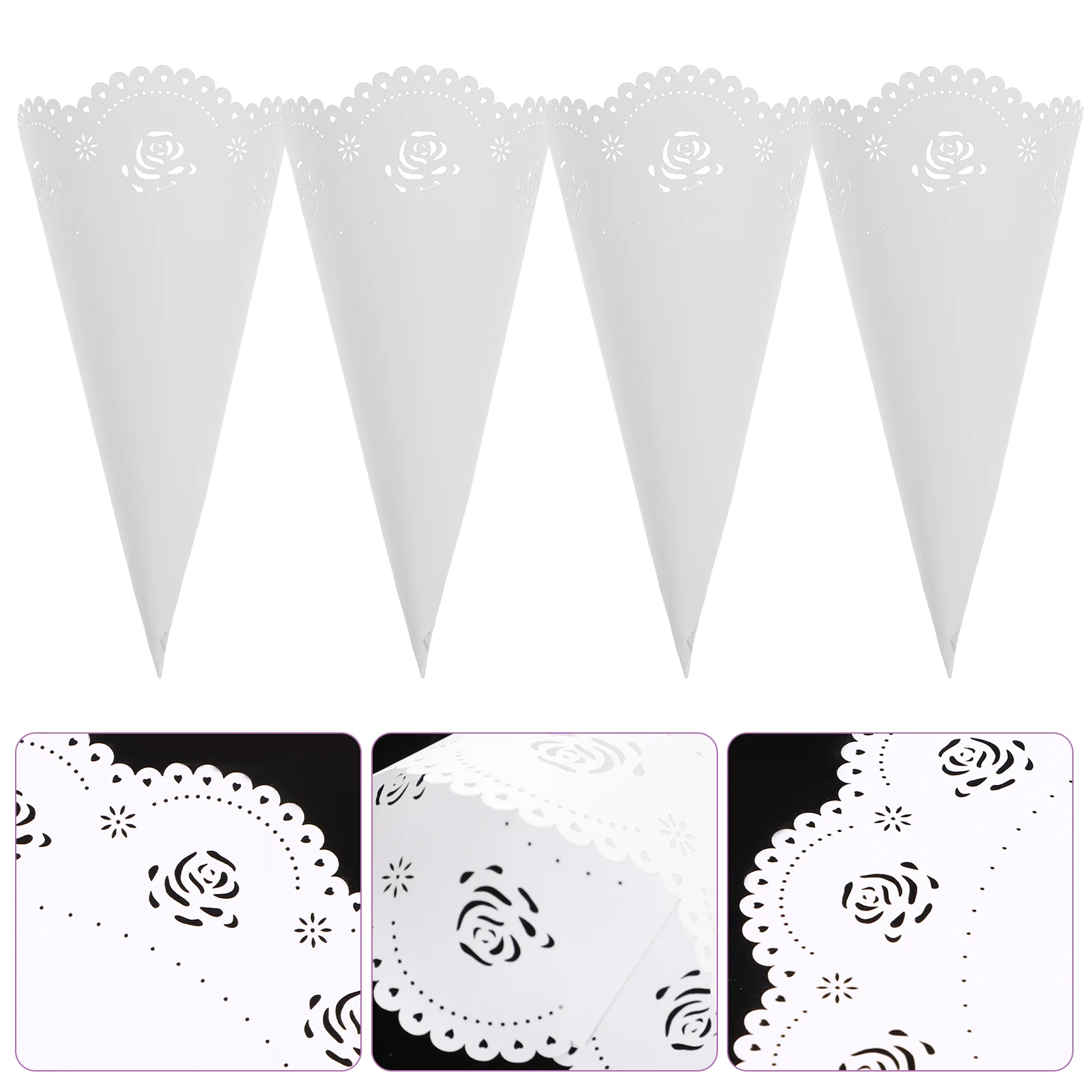 20 PCS Roses Petals Wedding Party Favors Rose Bouquet Confetti Cone Stand Wedding Bouquets Paper Cones Paper Tube
20 PCS Roses Petals Wedding Party Favors Rose Bouquet Confetti Cone Stand Wedding Bouquets Paper Cones Paper Tube