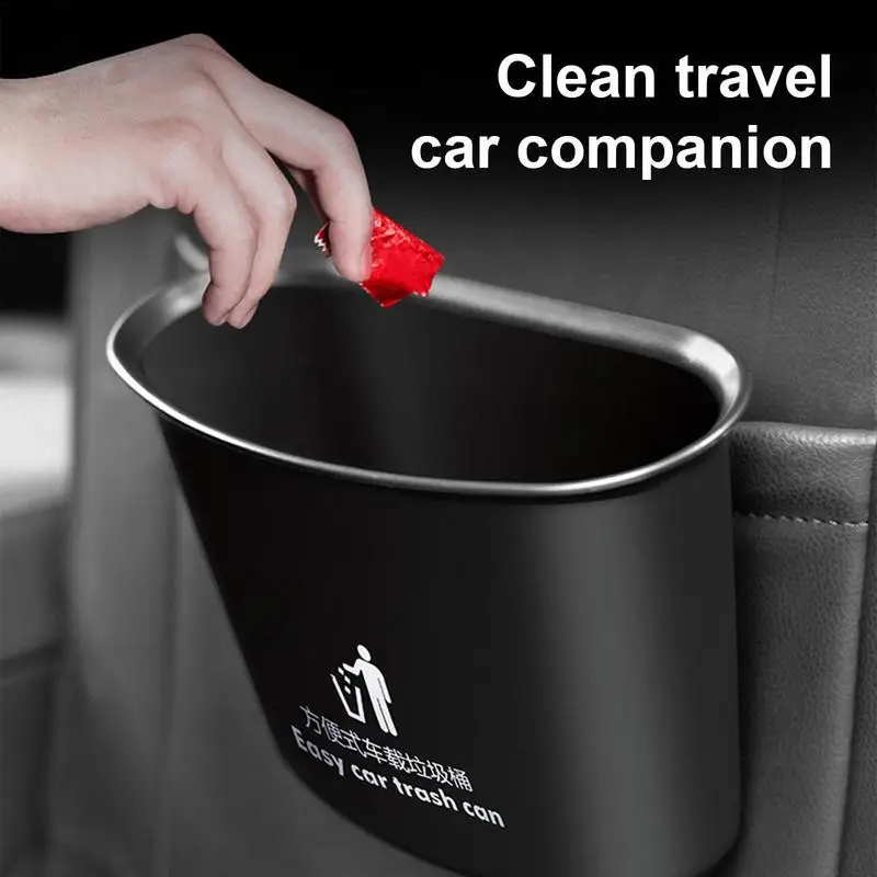 

Car Trash Can Leakproof Rubbish Waste Bin Auto Garbage Wastebasket Car Dust Case Storage Box Auto Storage Bin Accessories
