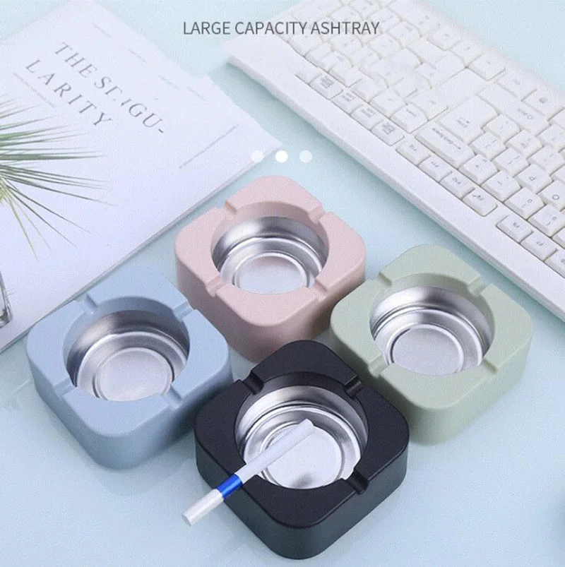 New Creative Ashtray Home Personality Office Living Room Bedroom 4 Tobacco Square Ashtray Holder Portable Gadgets
New Creative Ashtray Home Personality Office Living Room Bedroom 4 Tobacco Square Ashtray Holder Portable Gadgets