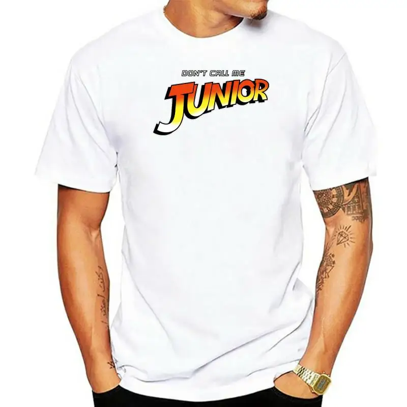 

Men's 2022 Fashion Style T-Shirt Dont Call Me Junior Indiana Jones Mens & mens Design Men's Cool Short-Sleeve T-Shirt