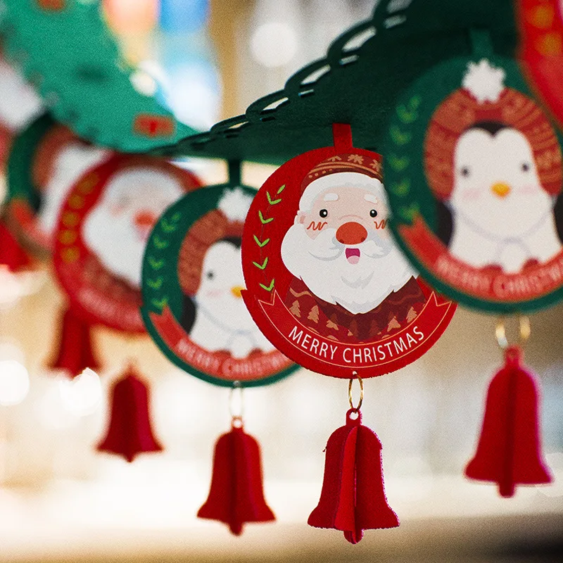 2023 Christmas Decoration Ornaments DIY Felt Cloth Christmas Pull Flower Flag Ribbons Decor Cute Party Holiday DIY Decorations
2023 Christmas Decoration Ornaments DIY Felt Cloth Christmas Pull Flower Flag Ribbons Decor Cute Party Holiday DIY Decorations