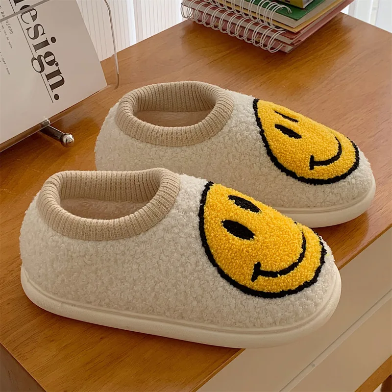 Winter Womens'Slippers Fluffy Faux Fur Smile Face Household Slippers Shoes for Women Female Home Shoes Dropshipping
Winter Womens'Slippers Fluffy Faux Fur Smile Face Household Slippers Shoes for Women Female Home Shoes Dropshipping
