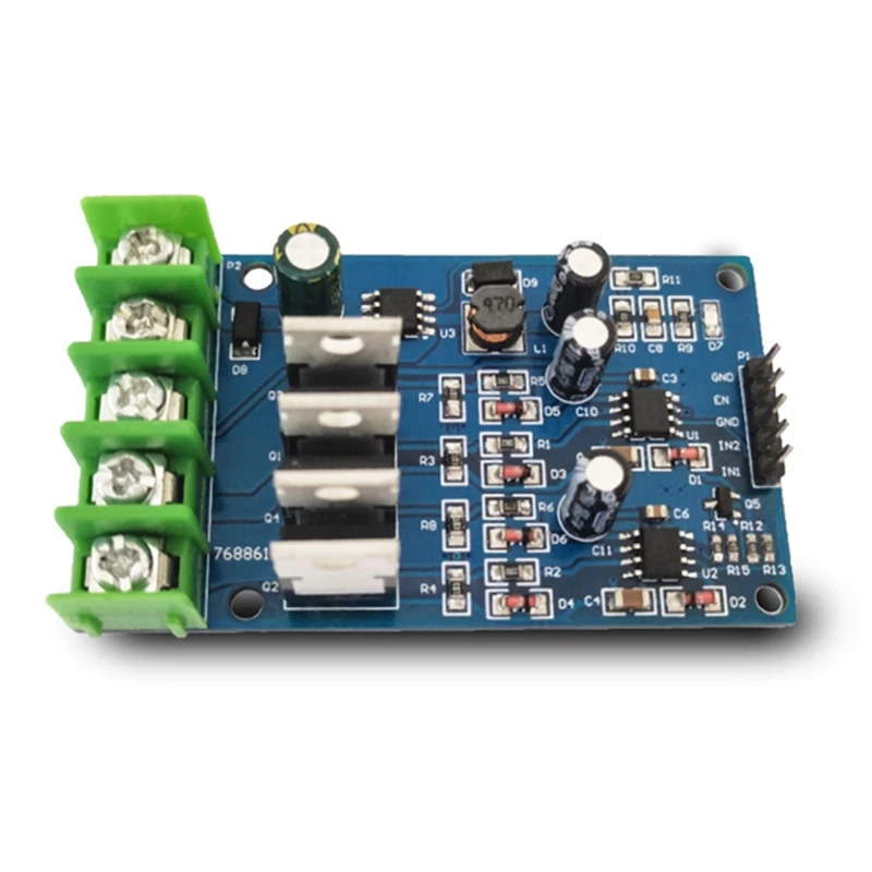 High-Power H-Bridge Motor Drive Module 5-30V Motor Module NMOS With Emergency Brake
High-Power H-Bridge Motor Drive Module 5-30V Motor Module NMOS With Emergency Brake