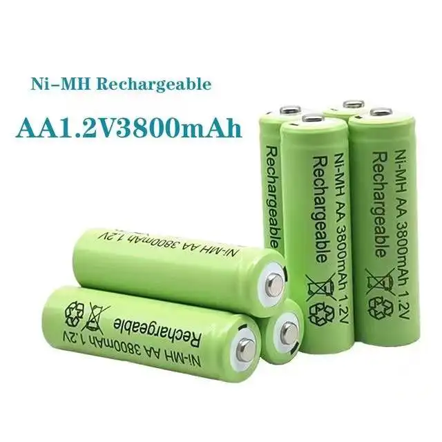 

Аккумуляторная батарея AA 1,2 в 3800 мАч, никель-металлогидридная аккумуляторная батарея для игрушек, аккумуляторные батареи с дистанционным у...
