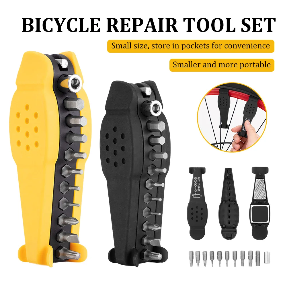 Bicycle Multifunctional Portable Screw Tool 15-In-1 Bike Tire Repair Tools Bicycle Daily Maintenance Combination Repair Tool
Bicycle Multifunctional Portable Screw Tool 15-In-1 Bike Tire Repair Tools Bicycle Daily Maintenance Combination Repair Tool