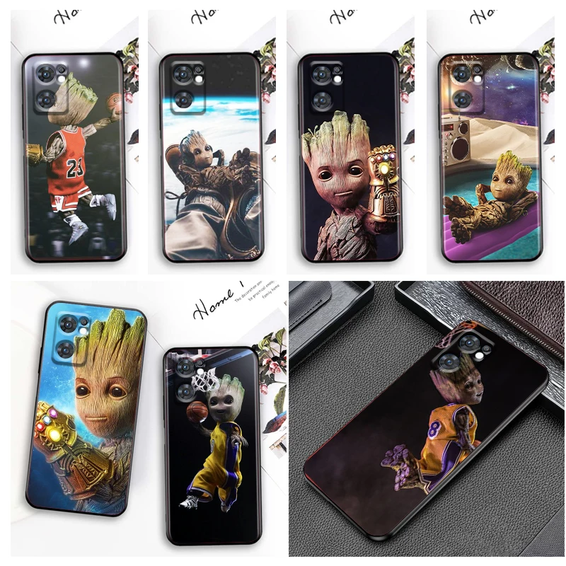Marvel Avengers Groot Phone Case For OPPO Reno8 7 6 5 4 2 Z Lite Pro Plus SE 4G 5G Black Soft Fundas Silicone Cover Capa
Marvel Avengers Groot Phone Case For OPPO Reno8 7 6 5 4 2 Z Lite Pro Plus SE 4G 5G Black Soft Fundas Silicone Cover Capa