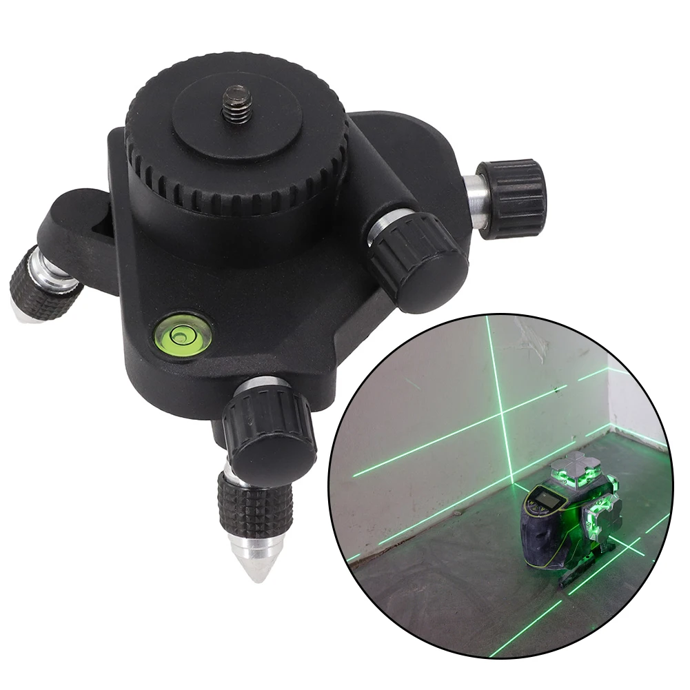 Laser Level Tripod Bracket Base 360 Degree Rotating Fine Adjustment Fine-tuning Meter Tripod Stand Laser Level Holder Tool
Laser Level Tripod Bracket Base 360 Degree Rotating Fine Adjustment Fine-tuning Meter Tripod Stand Laser Level Holder Tool