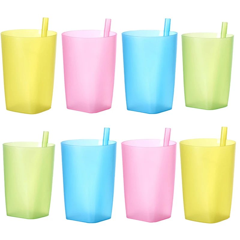 Kid Children Infant Baby Sip Cup With Built In Straw Mug Drink Mugs Colorful Food-grade Plastic Solid Mugs for Baby Fe AA Ew
Kid Children Infant Baby Sip Cup With Built In Straw Mug Drink Mugs Colorful Food-grade Plastic Solid Mugs for Baby Fe AA Ew