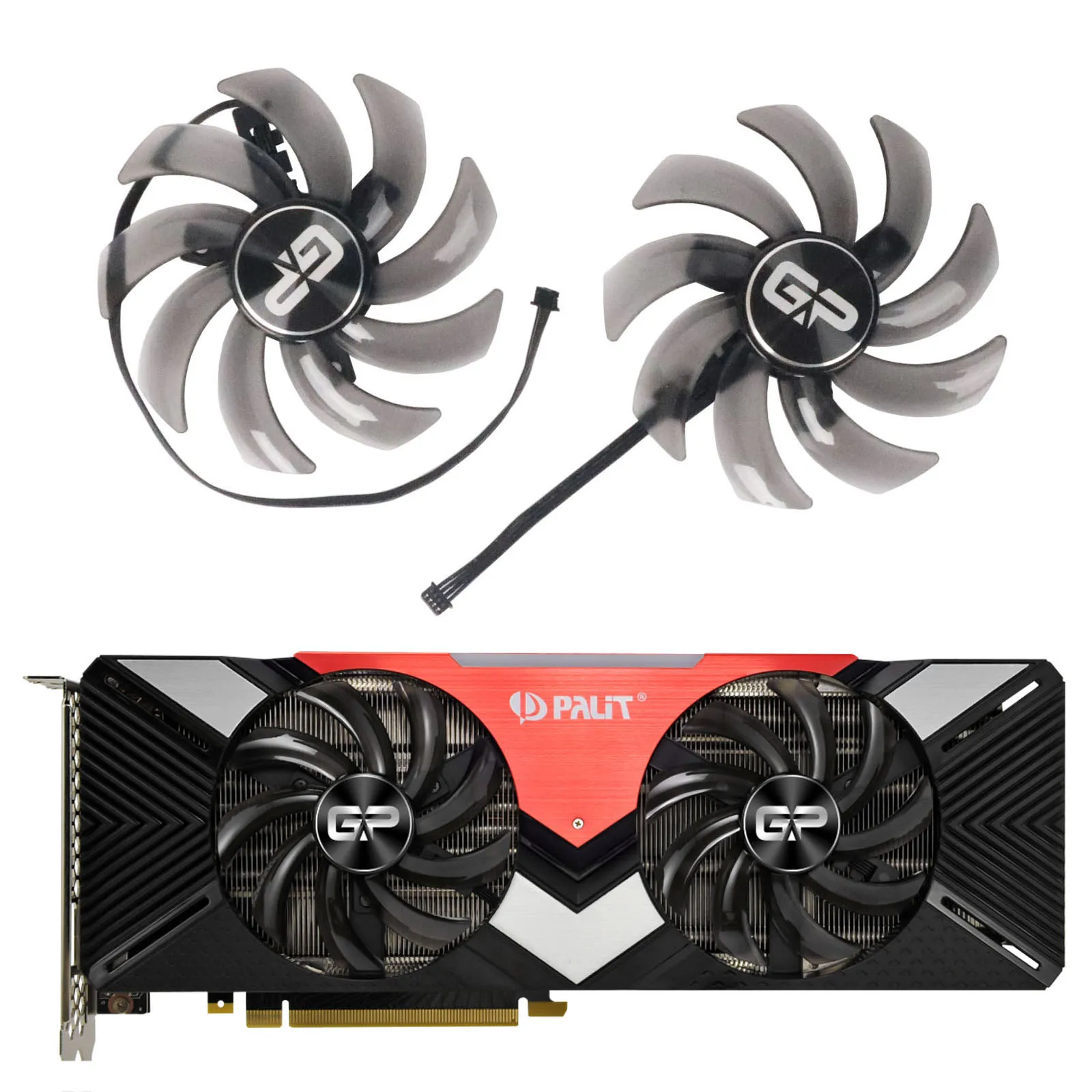 Внешний вентилятор видеокарты для PNY Palit RTX 2080 Gamingpro Dual Graphics Card, 85 мм, а, RTX2080
Внешний вентилятор видеокарты для PNY Palit RTX 2080 Gamingpro Dual Graphics Card, 85 мм, а, RTX2080