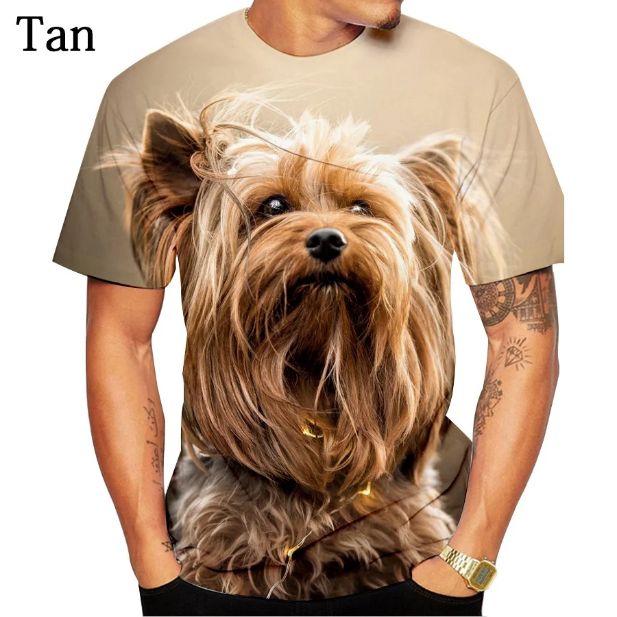Round Neck Short Sleeve T Shirt Newest Fashion Cute Dog Yorkshire Terrier 3D Printed T-Shirt Animal Funny Casual
Round Neck Short Sleeve T Shirt Newest Fashion Cute Dog Yorkshire Terrier 3D Printed T-Shirt Animal Funny Casual