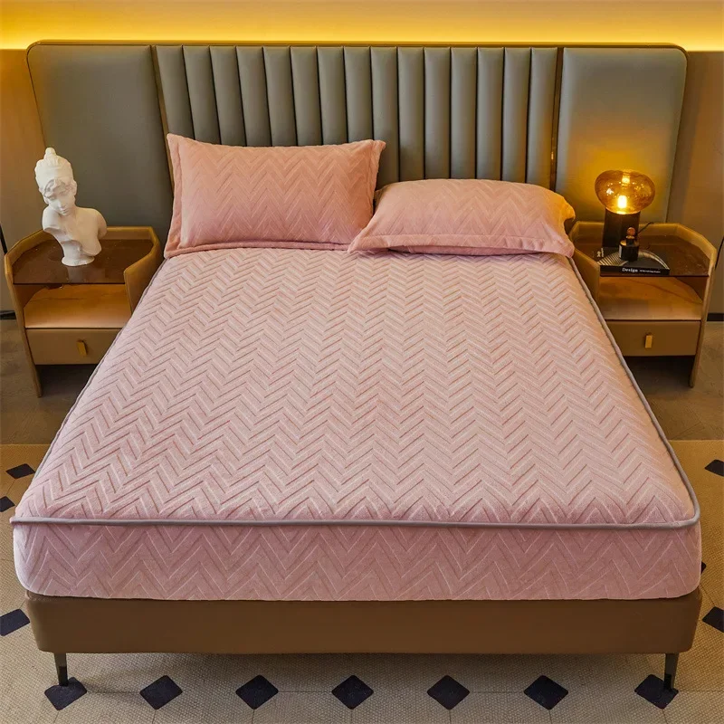 Мягкая теплая плюшевая натяжная простыня с эластичной резинкой, нескользящий Регулируемый чехол для матраса, различные размеры защитных чехлов для матраса
Мягкая теплая плюшевая натяжная простыня с эластичной резинкой, нескользящий Регулируемый чехол для матраса, различные размеры защитных чехлов для матраса