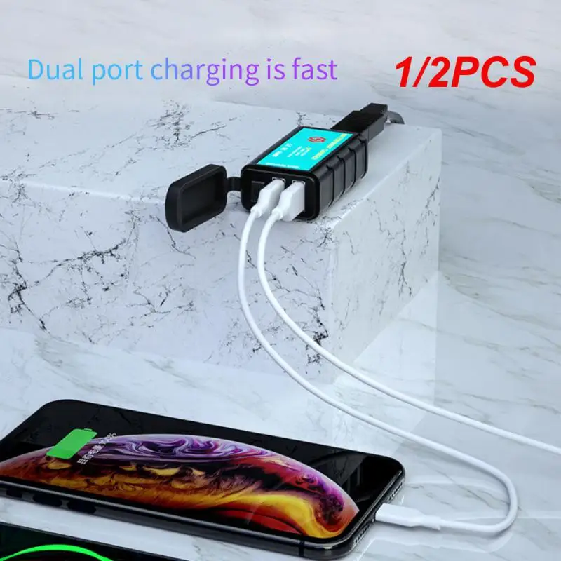 1/2PCS 12V Double QC3.0 Square Charger Fast Charging Adapter Waterproof Cover Motorcycle SAE Plug To USB Port Mobile Phone
1/2PCS 12V Double QC3.0 Square Charger Fast Charging Adapter Waterproof Cover Motorcycle SAE Plug To USB Port Mobile Phone