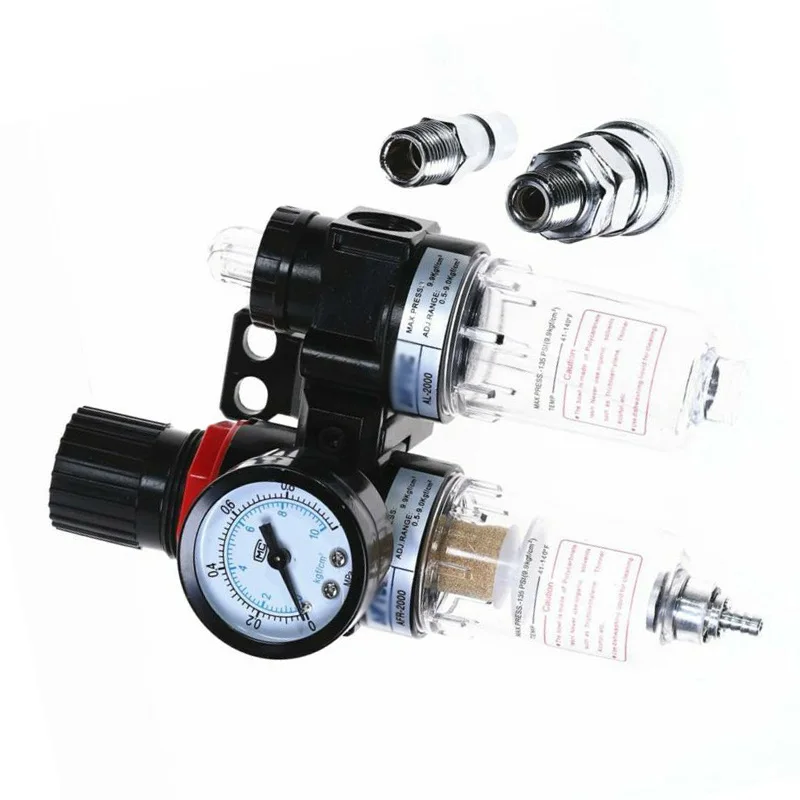 Industrial Practical Useful Air compressor filter Separator Airbrush Gauge Oil Pressure Regulator Tool Trap Water
Industrial Practical Useful Air compressor filter Separator Airbrush Gauge Oil Pressure Regulator Tool Trap Water