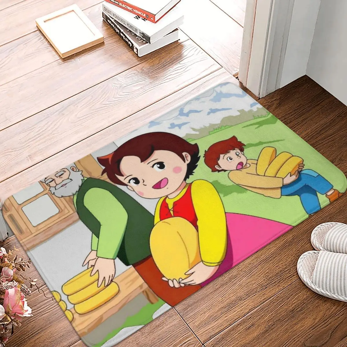 Bath Mat Heidi With Peter Help Her Grandfather To Doormat Flannel Carpet Outdoor Rug Home Decoration
Bath Mat Heidi With Peter Help Her Grandfather To Doormat Flannel Carpet Outdoor Rug Home Decoration