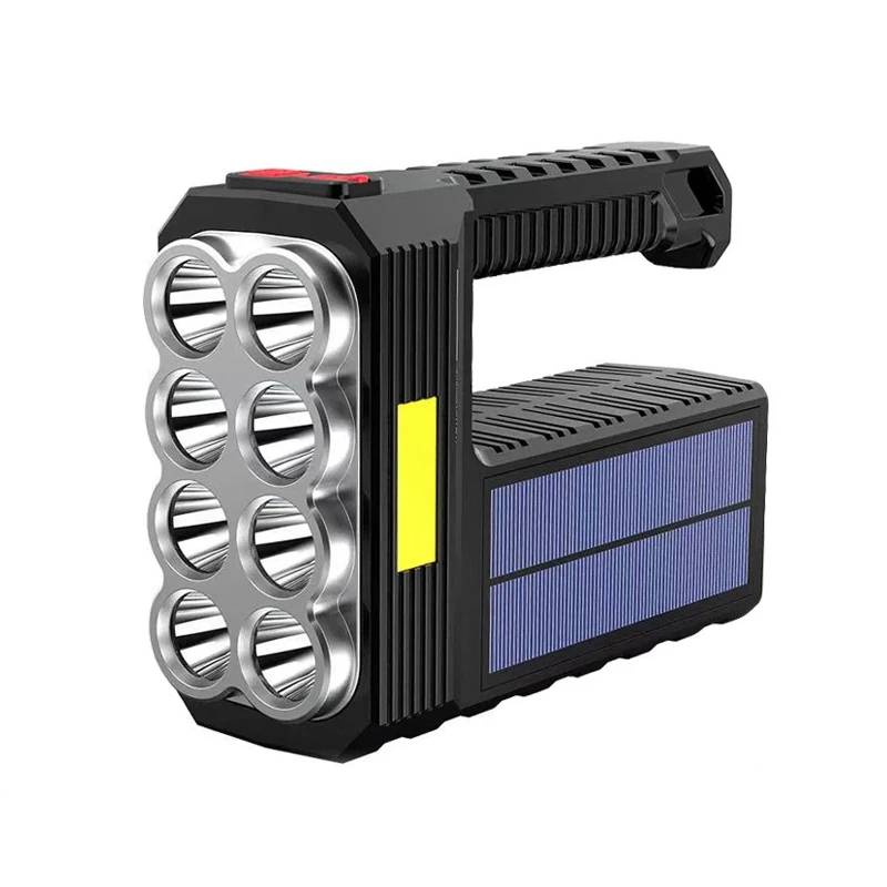 High Power Led Flashlights COB Side Light Lightweight Outdoor Lighting ABS Material Torch 8LED Powerful Rechargeable Flashlight
High Power Led Flashlights COB Side Light Lightweight Outdoor Lighting ABS Material Torch 8LED Powerful Rechargeable Flashlight