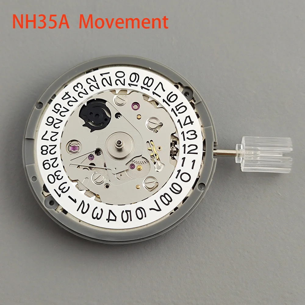 NH35 Movement Original Mechanical Movement with white Date Window Luxury Automatic Watch Movt Replace parts
NH35 Movement Original Mechanical Movement with white Date Window Luxury Automatic Watch Movt Replace parts