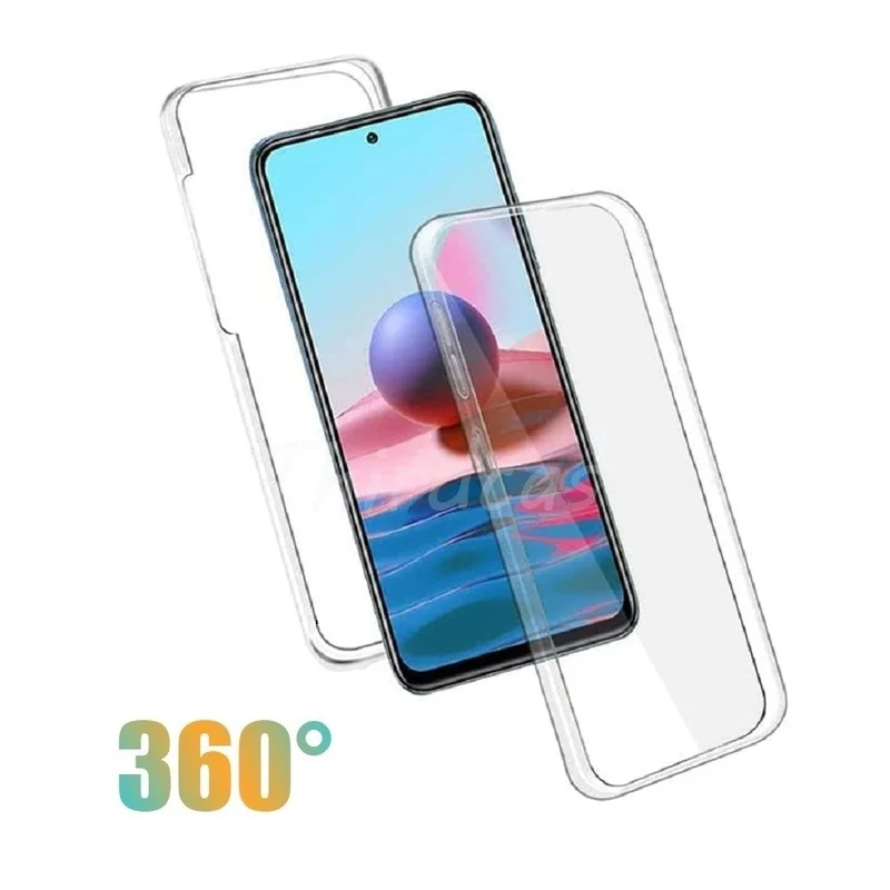 360 Полноэкранный ударопрочный чехол для Xiaomi Redmi Note 5 Pro 9T Coque PC+Silicone Clear Cover 10C Plus Bumper on