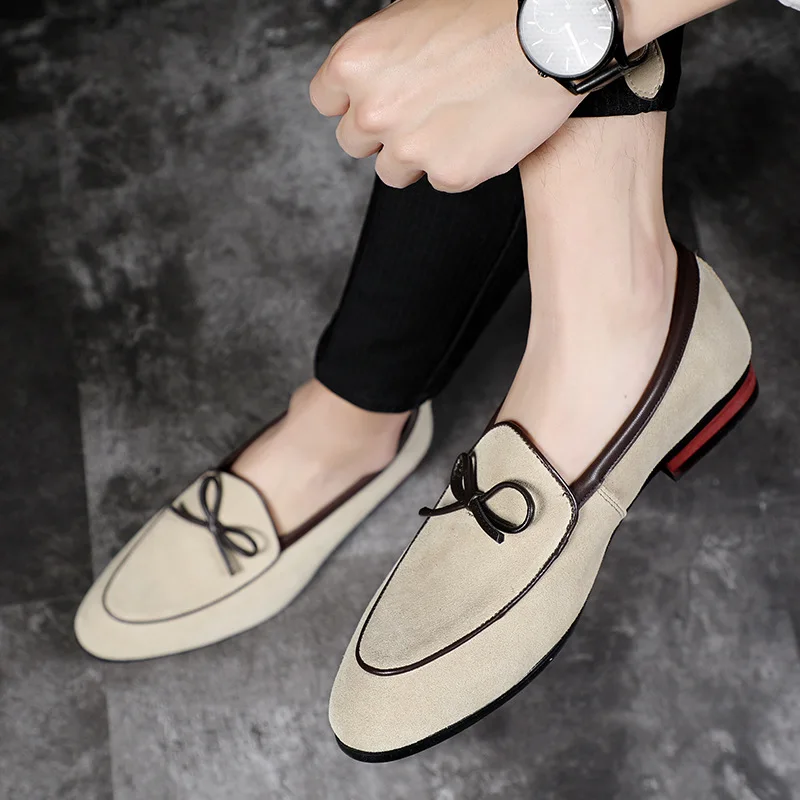Men Suede Leather Casual Shoes British Style Man Flat Shoes Cool Leisure Slip-on Loafers
Men Suede Leather Casual Shoes British Style Man Flat Shoes Cool Leisure Slip-on Loafers