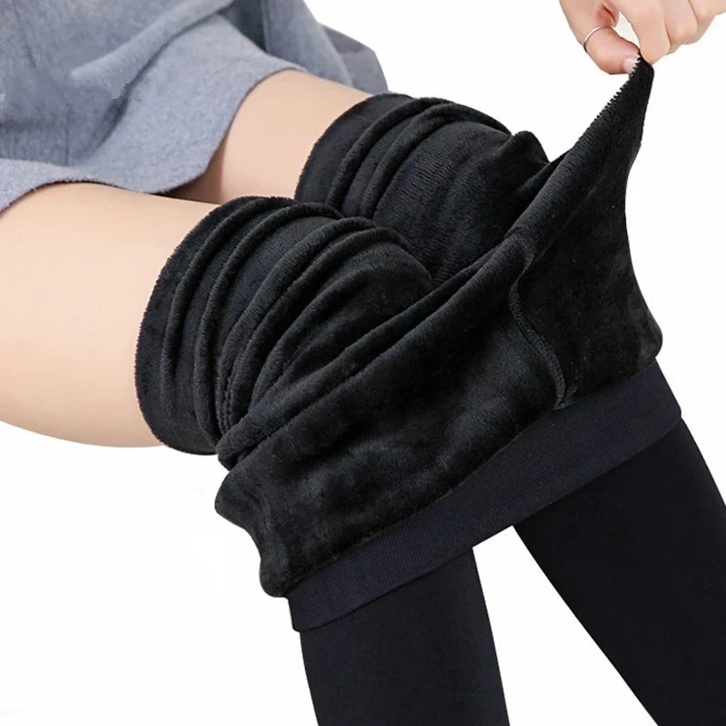 Women Winter Leggings Warm Leggins High Waist Solid Color Velvet Women Thickened Velvet Leggings Stretchy Black Leggings
Women Winter Leggings Warm Leggins High Waist Solid Color Velvet Women Thickened Velvet Leggings Stretchy Black Leggings