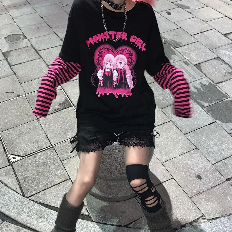 Monster Girl Original Design Cool Harajuku Women's Girls Loose Sweatshirt Long Sleeve Pullovers Hoodies
Monster Girl Original Design Cool Harajuku Women's Girls Loose Sweatshirt Long Sleeve Pullovers Hoodies