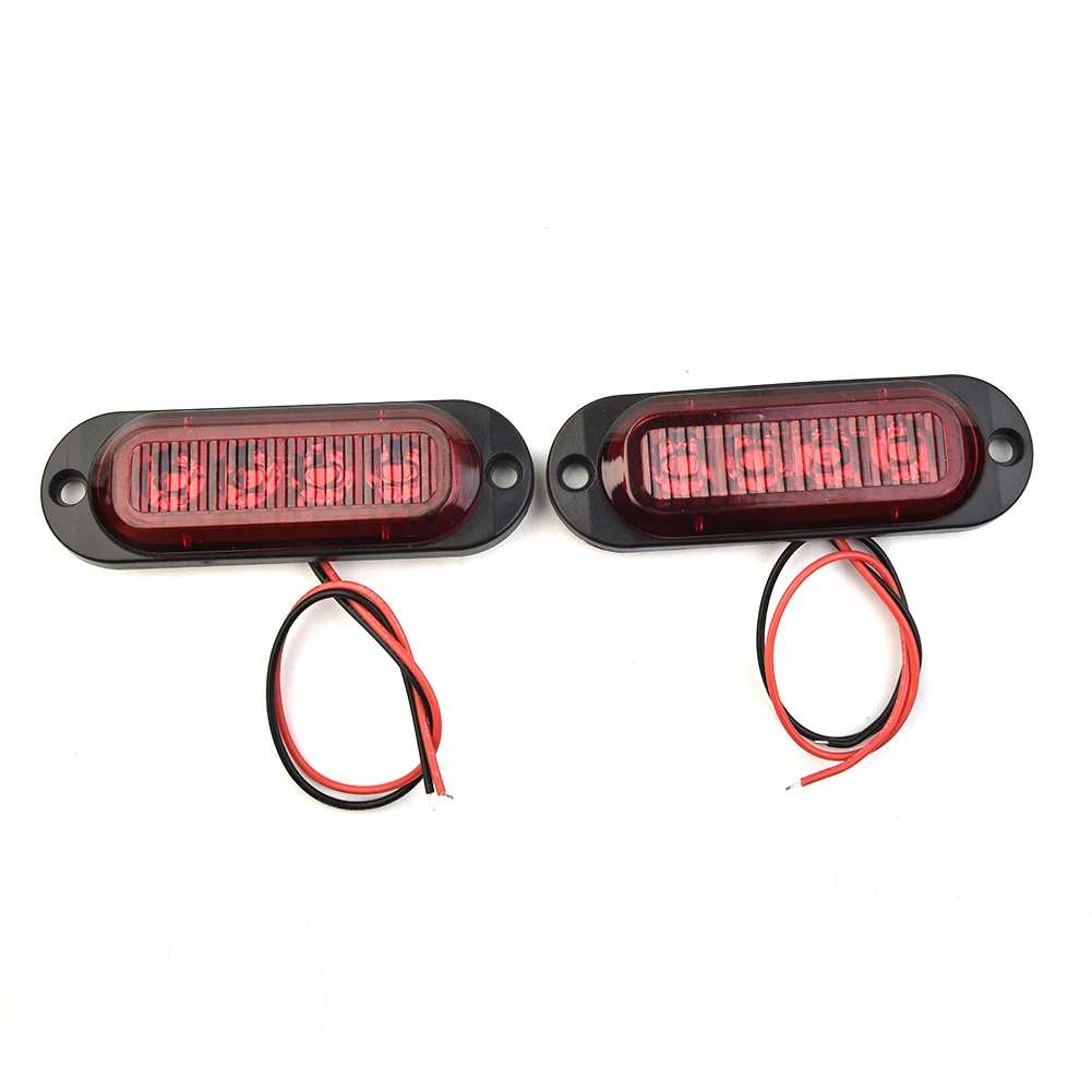 2Pcs Side Marker Marker Lights Red For Trailer Truck Caravan RV LED Light Lamp Side Clearance Marker Light 12V-24V Warning Light
2Pcs Side Marker Marker Lights Red For Trailer Truck Caravan RV LED Light Lamp Side Clearance Marker Light 12V-24V Warning Light