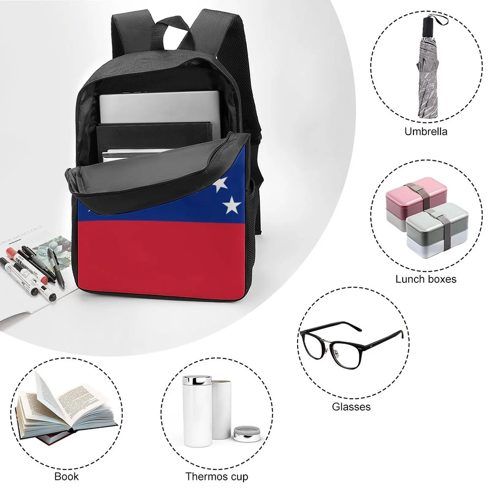 Flag of Venezuela Bandera Venezolana Venezuela Secure Snug Knapsack17 Inch Shoulder Backpack Vintage Travel Novelty
Flag of Venezuela Bandera Venezolana Venezuela Secure Snug Knapsack17 Inch Shoulder Backpack Vintage Travel Novelty