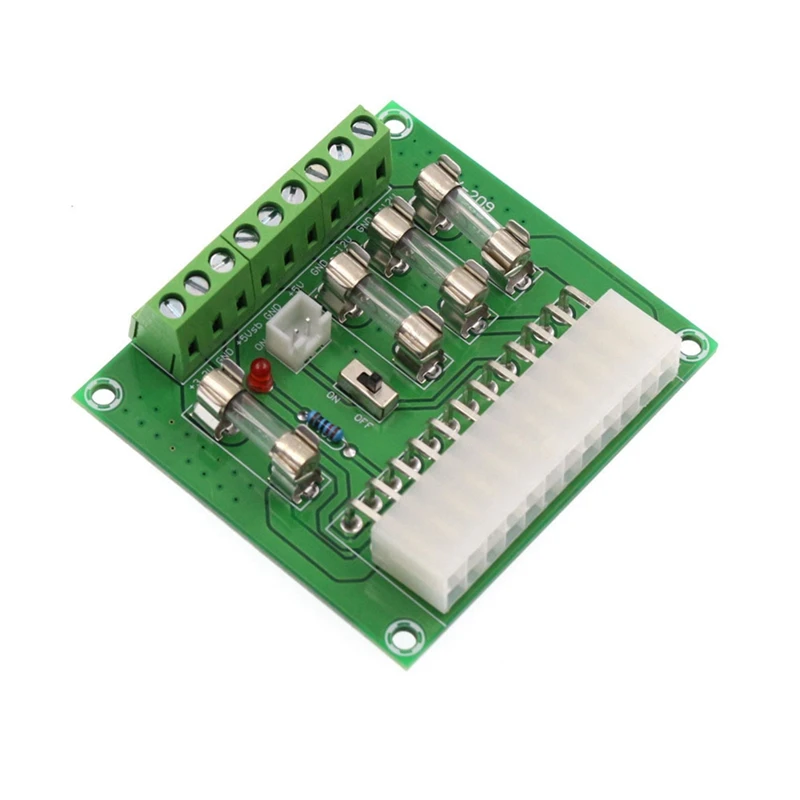 24/20Pin ATX Power Adapter Board Computer PC Power Supply Breakout Board Power Outlet Wiring Module DIY Finished Board
24/20Pin ATX Power Adapter Board Computer PC Power Supply Breakout Board Power Outlet Wiring Module DIY Finished Board