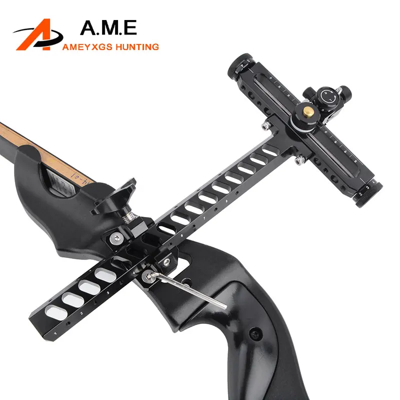Archery Recurve Bow Sight Black Aluminum Alloy High Adjustment Precision Clear Scale For Hunting Outdoor Shooting Accessory
Archery Recurve Bow Sight Black Aluminum Alloy High Adjustment Precision Clear Scale For Hunting Outdoor Shooting Accessory