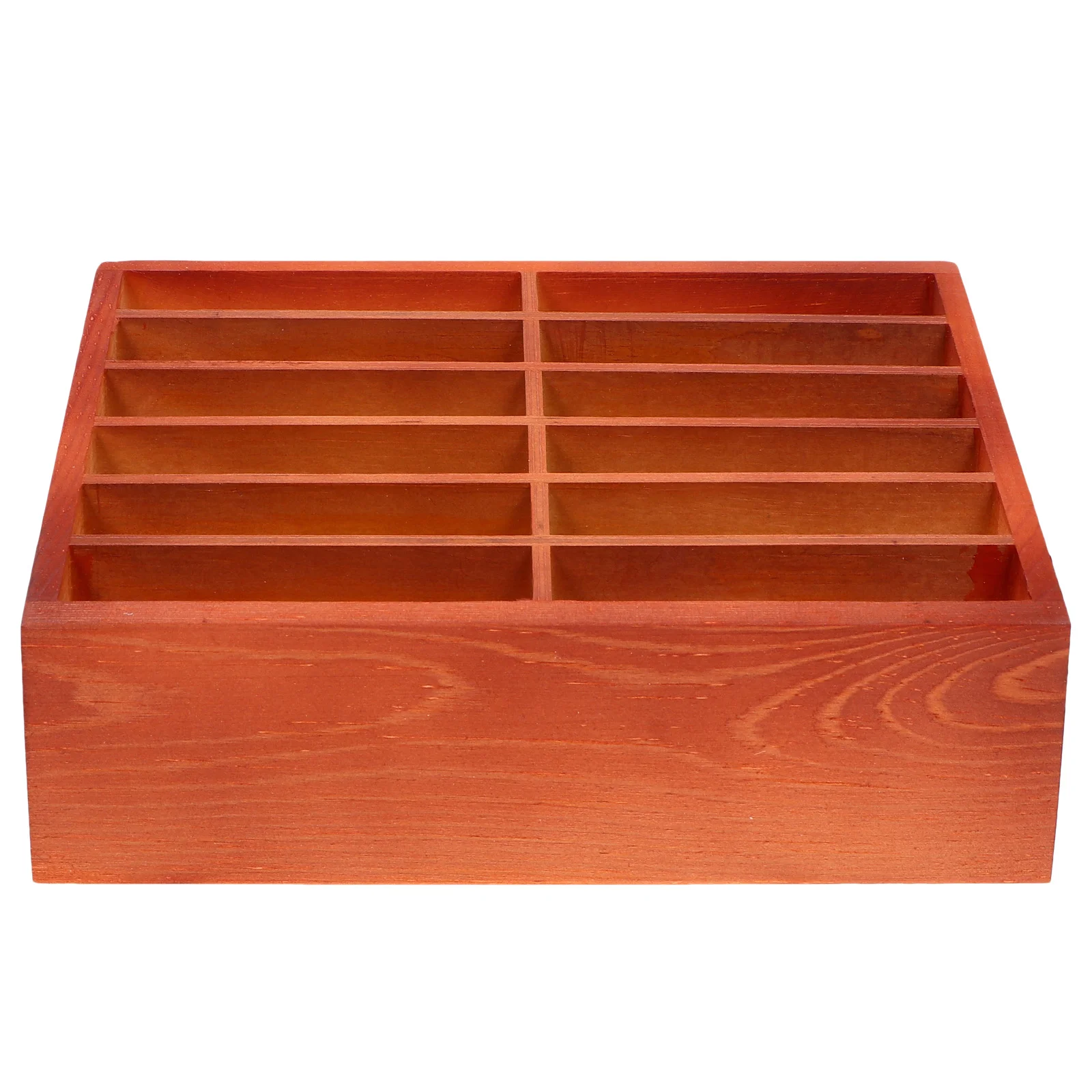 Wooden 12- Grid Cell Phones Storage Box Multiple Pocket Mobile Storage Racks Desktop Mobile Holder Organizer Box for Teachers
Wooden 12- Grid Cell Phones Storage Box Multiple Pocket Mobile Storage Racks Desktop Mobile Holder Organizer Box for Teachers