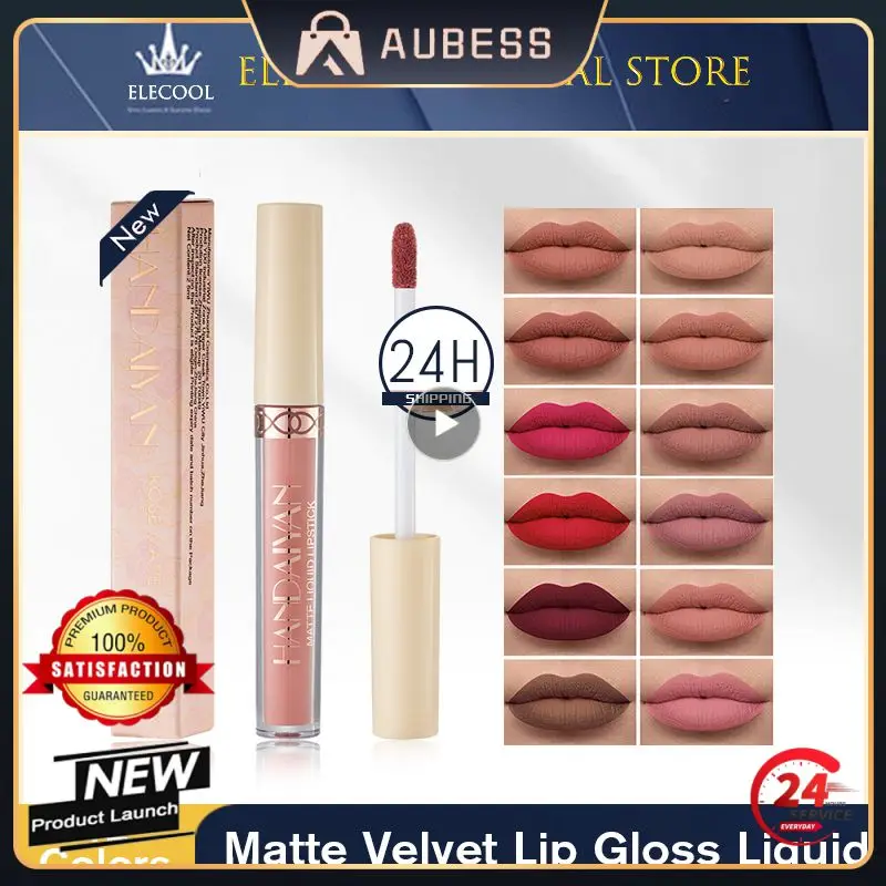 1~10PCS HANDAIYAN Liquid Lipstick Matte Lip Gloss Cosmetic Lightweight Lip Glaze Long Lasting Lip Tint Waterproof 12 Color 
1~10PCS HANDAIYAN Liquid Lipstick Matte Lip Gloss Cosmetic Lightweight Lip Glaze Long Lasting Lip Tint Waterproof 12 Color