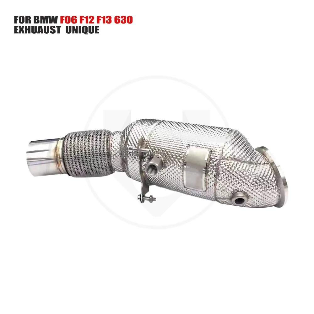 UNIQUE Exhaust System High Flow Performance Downpipe for BMW F06 F12 F13 630 640i 640Li Car Accessories With Catalytic Converter
UNIQUE Exhaust System High Flow Performance Downpipe for BMW F06 F12 F13 630 640i 640Li Car Accessories With Catalytic Converter