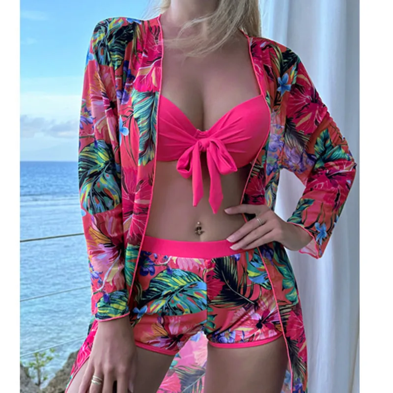 

Новые цветочные Раздельные купальники 2023, набор танкини, женский купальник, Спортивная пляжная одежда, купальный костюм из двух предметов, женский купальный костюм для бассейна